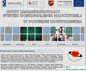 Stronia internetowa Powiatowego Orodeka Rozwoju Edukacji w Nowym Targu